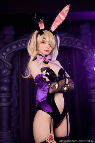 015 Peach milky Fischl Playboy Bunny Genshin Impact [24P19.3MB] - 图片5