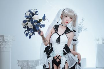 人气动漫Coser@面饼仙儿 可畏婚纱 [25P156MB] - 图片6