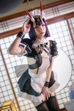知名动漫博主@雪晴Astra 酒吞童子女仆 [62P13V1.44G] - 图片5