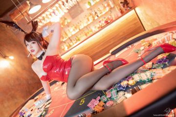微博人气博主@皮皮奶可可爱了-元旦兔女郎 [47P827MB] - 图片8
