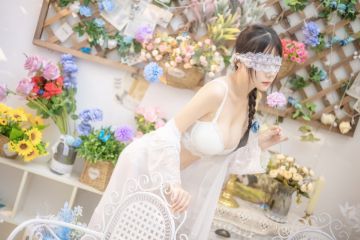 动漫博主@香草喵露露 白色花房 [48P2V1.12G] - 图片8