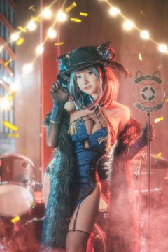 知名动漫博主@仙九Airi 柴郡旗袍 [22P369MB] - 图片2
